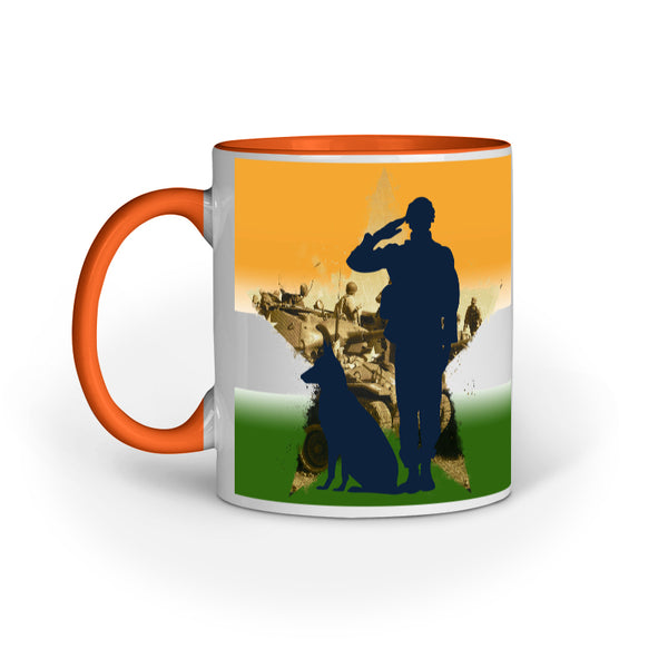 Proud Daughter Of INDIA - Designer Printed Ceramic Coffee/ Tea/ Milk Mug