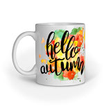 Hello Autumn - Designer Printed Ceramic Coffee/ Tea/ Milk Mug