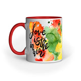 Love is in the Air - Designer Printed Ceramic Coffee/ Tea/ Milk Mug