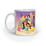 Disney Princess Happy Family - Designer Printed Ceramic Coffee/ Tea/ Milk Mug