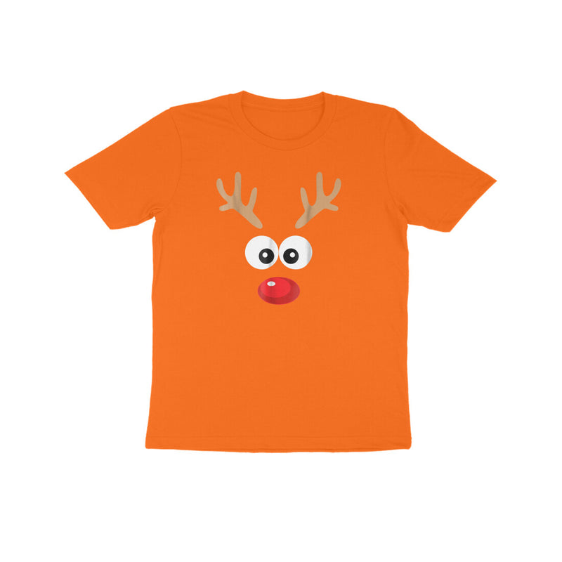 RED NOSE REINDEER CHRISTMAS UNISEX T SHIRTS FOR KIDS