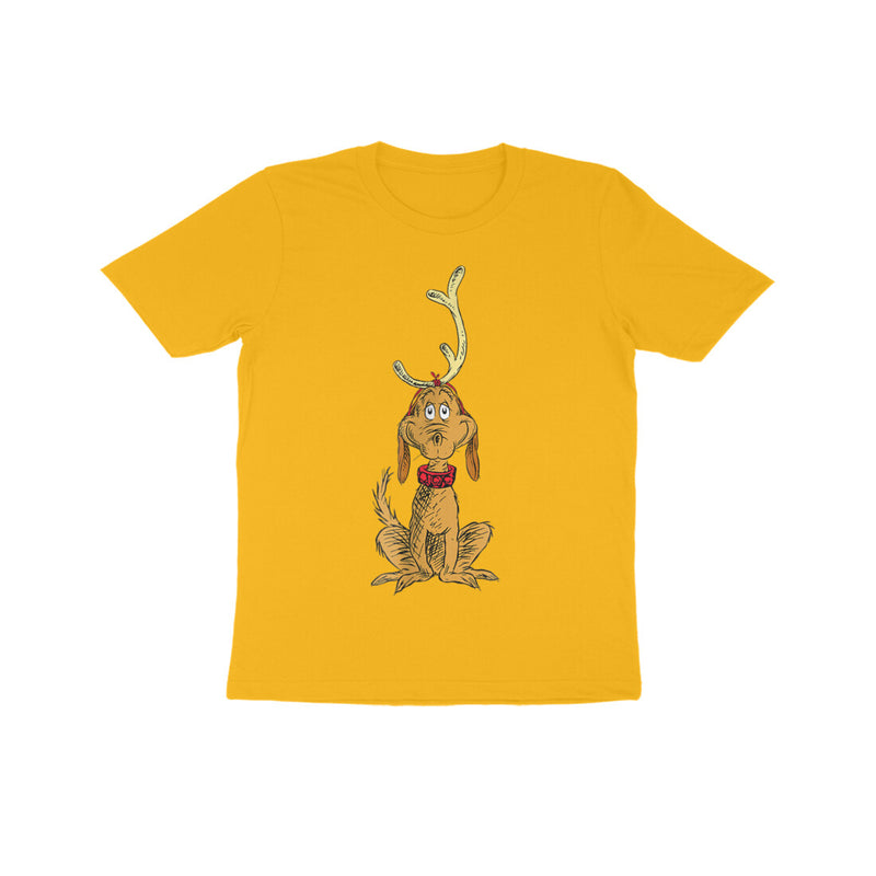 CUTE LOVABLE REINDEER CHRISTMAS UNISEX T SHIRTS FOR KIDS