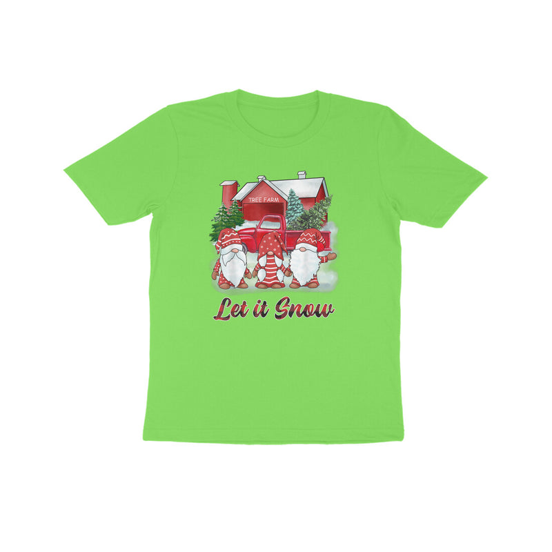 LET IT SNOW CHRISTMAS UNISEX T SHIRTS FOR KIDS