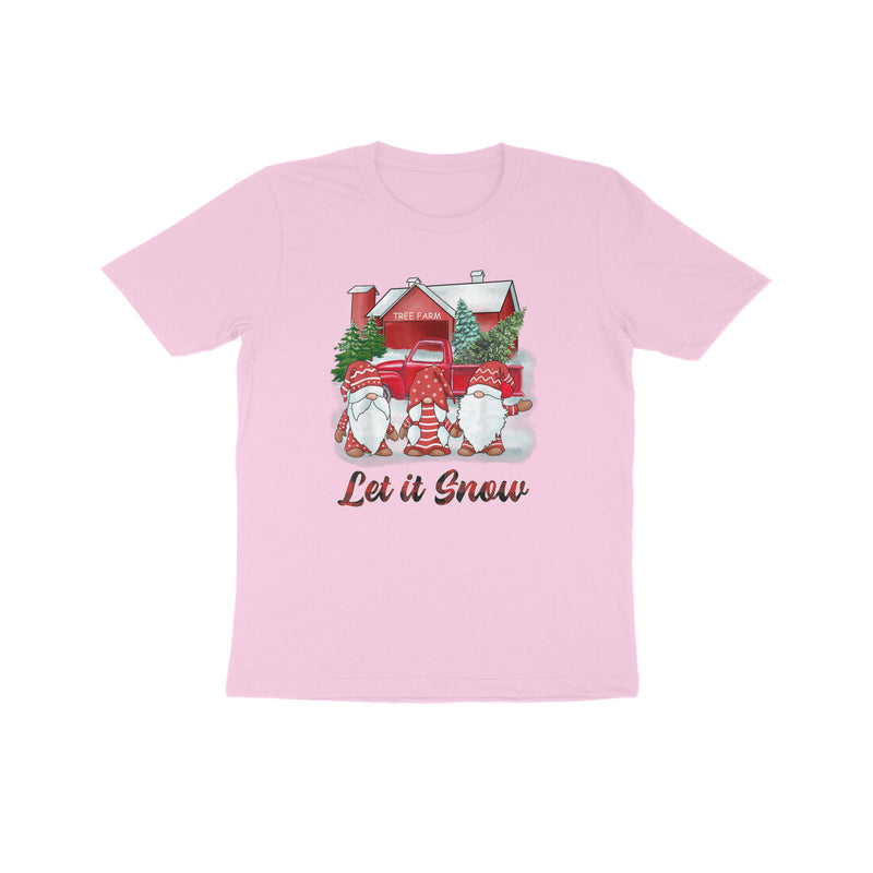 LET IT SNOW CHRISTMAS UNISEX T SHIRTS FOR KIDS
