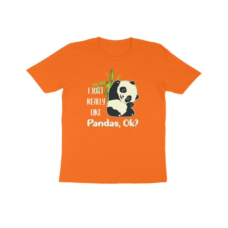 I REALLY LIKE PANDAS UNISEX T SHIRTS FOR KIDS