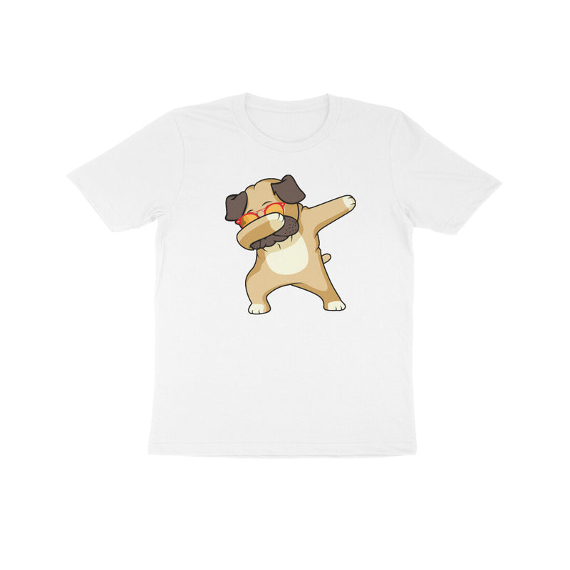 DABBING PUG UNISEX T SHIRTS FOR KIDS tathaavi