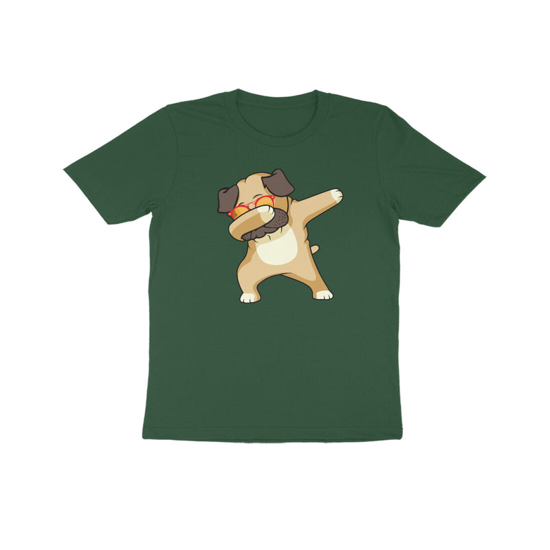 DABBING PUG UNISEX T SHIRTS FOR KIDS tathaavi