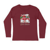 LET IT SNOW MENS' FULL SLEEVES T-SHIRT
