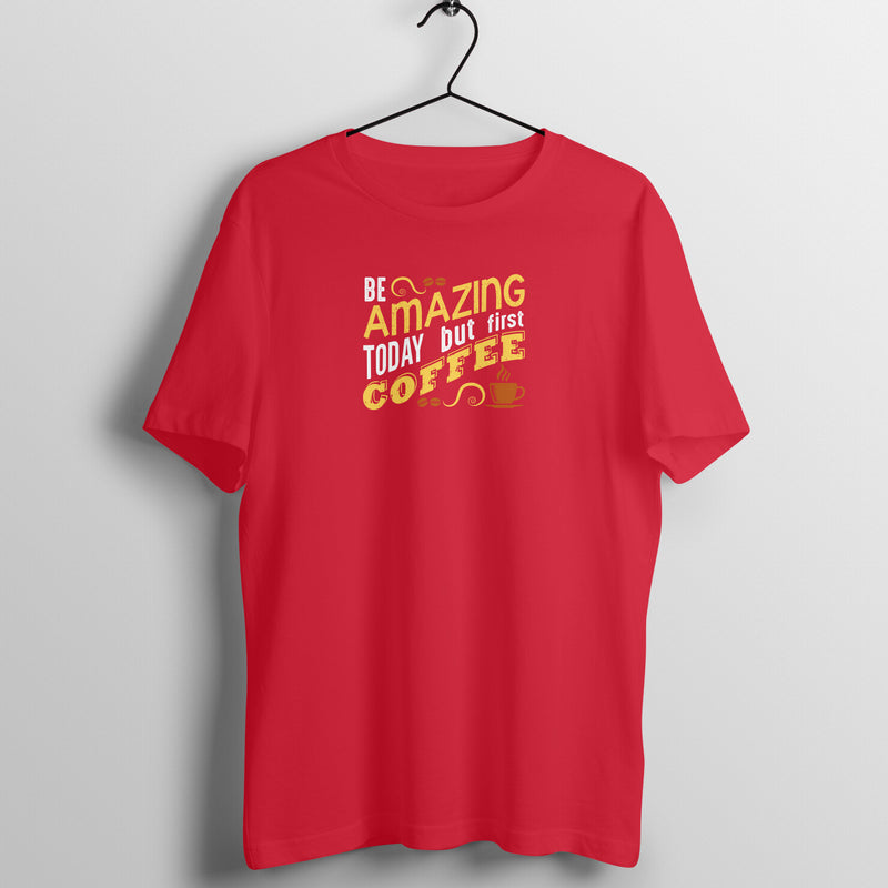 AMAZING COFFEE MENS' T-SHIRT FOR COFFEE LOVERS
