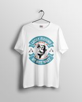 Lucky fishing T-shirt  do not wast