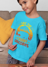 SAVE THE CHUBBY UNICORNS UNISEX T SHIRTS FOR KIDS