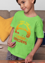 SAVE THE CHUBBY UNICORNS UNISEX T SHIRTS FOR KIDS