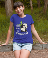 I REALLY LIKE PANDAS UNISEX T SHIRTS FOR KIDS